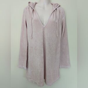 Juicy Couture vintage try cloth dress baby pink Large